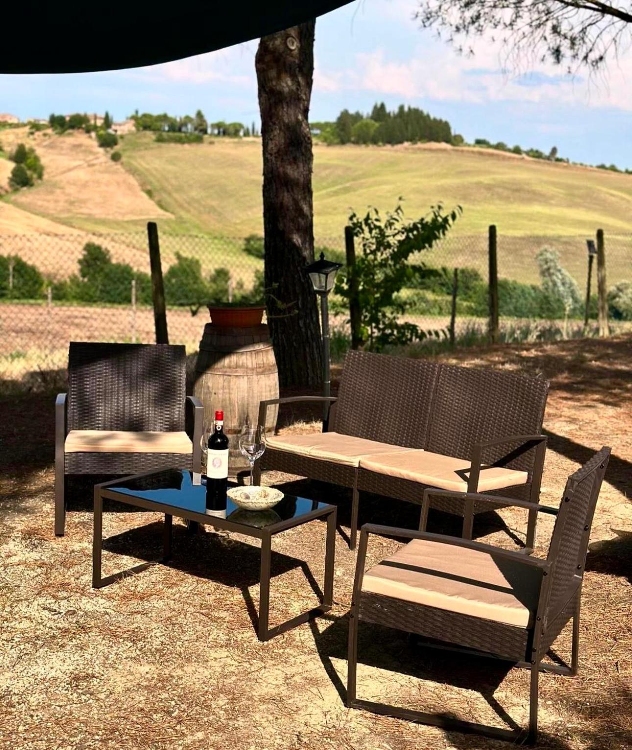 Agriturismo La Terrazza Sul Mangia Siena Exterior foto
